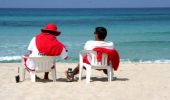 Relaxing on Beach